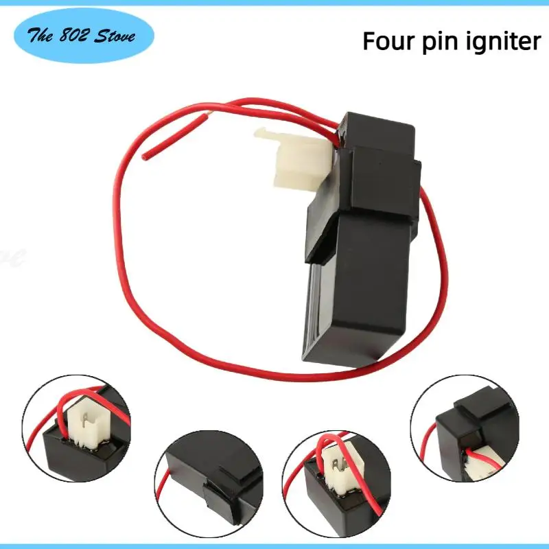 Quad Dirt Pit Bikes 4 Wheeler Moped Go Kart 4-Pin Universal Wired Igniter CDI Module for Motorcycle – Fits ATV Scooter