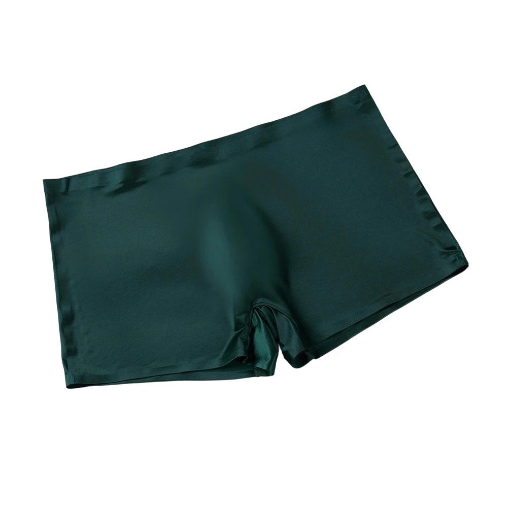 Men's Seamless Trunks Ice Silk Underwear Low Waist 3D Bulge Pouch Boxer Shorts  Enhancing Seamless Boxers Invisible Underwear