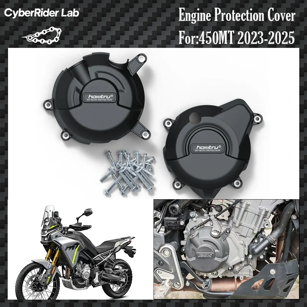 

For CFMOTO 450MT/NK/SR 2023-2025 CNC Engine Guards - Steel Cover No Tools Rider Gift​