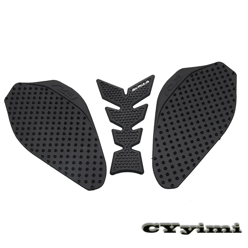 For YZF R3 YZFR3 2019 2020 Non-Slip Motorcycle Tank Pad Gas Side Sticker Fishbone Knee Protector Decals view 4
