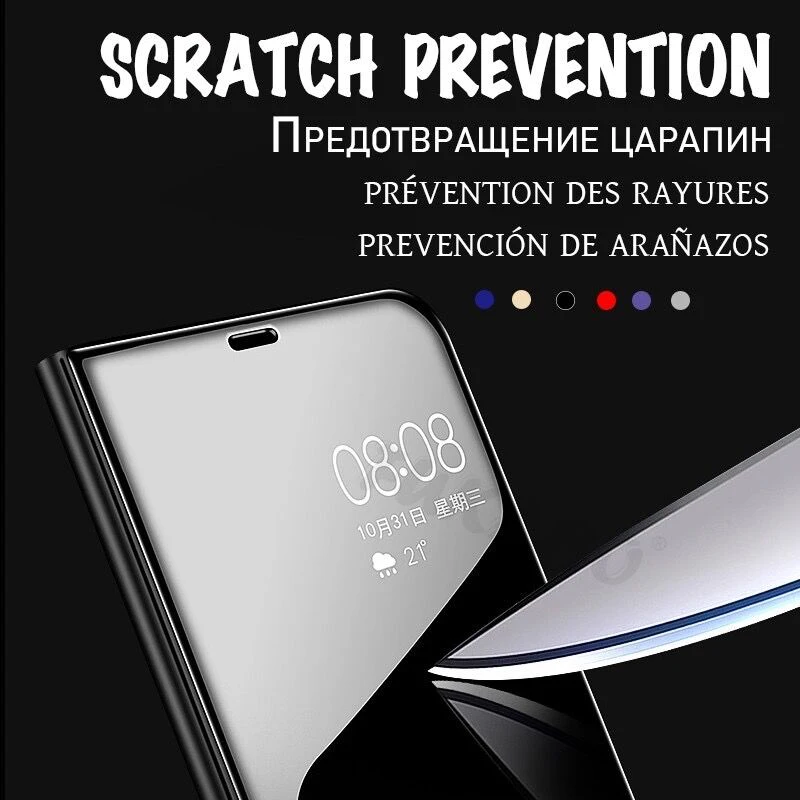 Poco-x3 قضية مرآة ذكية حامل الوجه غطاء ل Pocophone Poco X3 برو Nfc ليتل X 3 Nfs Pocox3 حافظة Poxo Poko X 3 كوكه Fundas