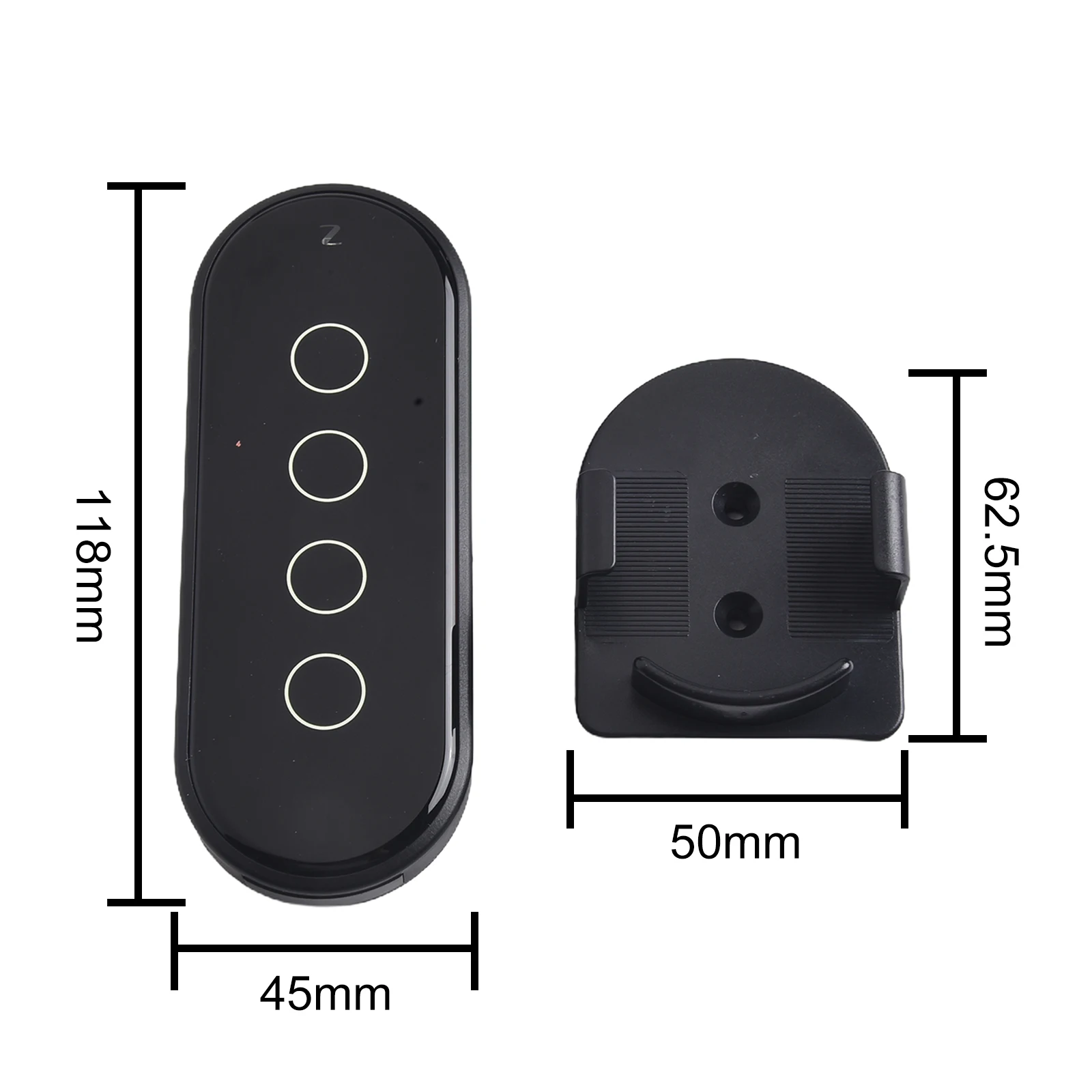 Portable Home Light Switch Smart Sockets 1 PC 2.5D Tempered Glass 4 Gang Rope Hole Design Wireless Door Magnets