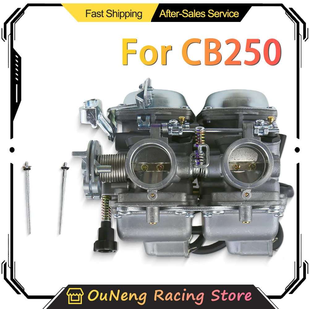 

For Honda Rebel 250 CB250 CMX250 CA250 CBT125 SPD26J Qianjiang150 Carb PD26JS 26MM Twin Cylinder 250cc Motorcycle Carburetor