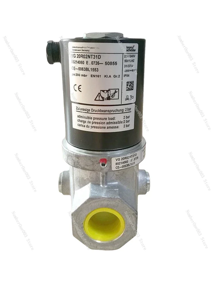 Solenoid Valve for Gas Burner, Emergency, shut-off Valve, Burner Accessories, VG20R02NT31D