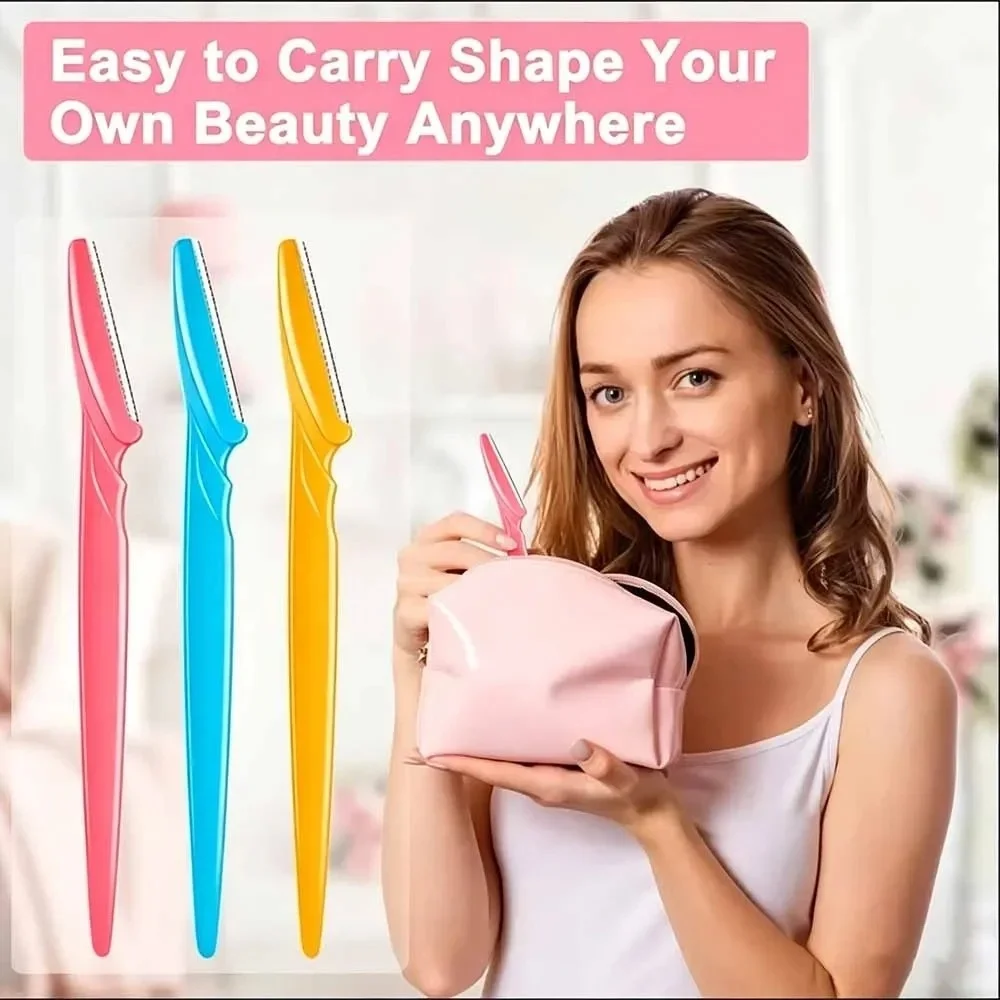 Eyebrow Trimmer Blade Shaver Portable Eye Brow Epilation Hair Removal Cutters Women Multipurpose Exfoliating Dermaplaning Tools