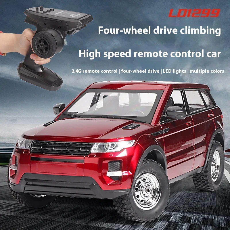 1/14 Ldrc Ld1299 Land Rover Rc Auto Off Road 4X4 Rc Auto High Speed Led Lights Simulatie Elektrisch Model Auto Speelgoed Cadeau