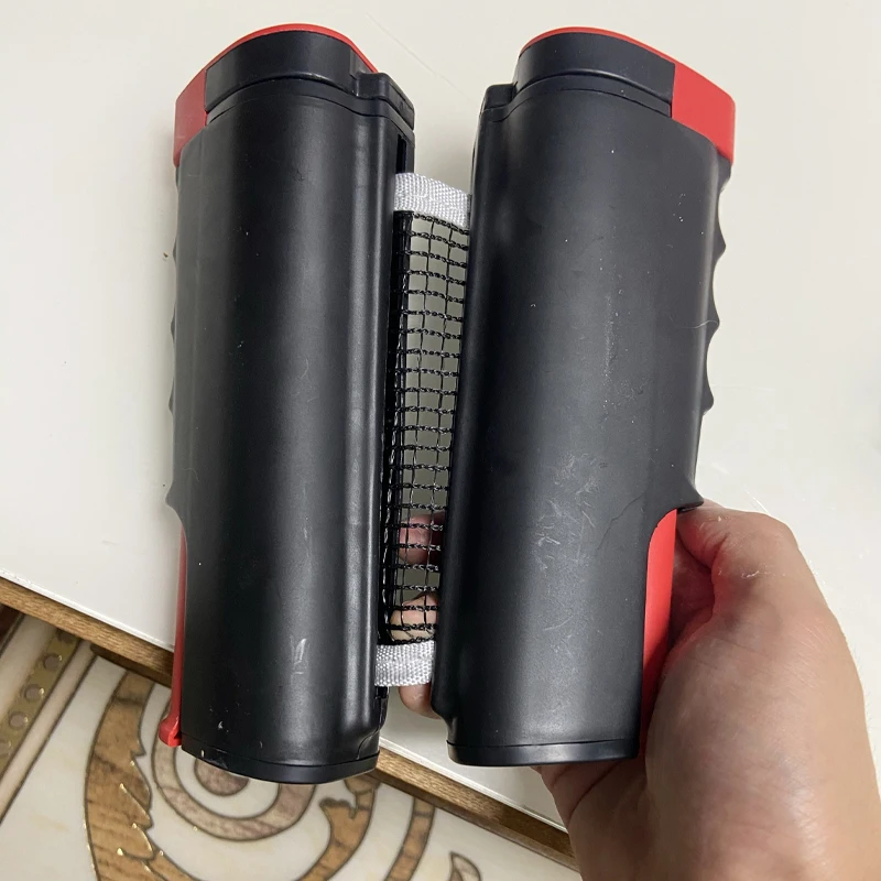 

Профессиональная портативная сетка для пинг-понга для настольного тенниса в помещении и на открытом воздухе, выдвижные столбы и быстрая установка для тренировок