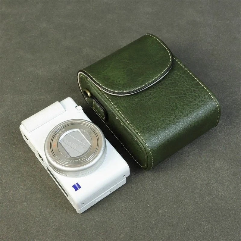 For Sony zv1 Storage bag CCD camera bag For Ricoh gr3 For Canon g7x2 leather case PU Leather Camera Case Bag Cover
