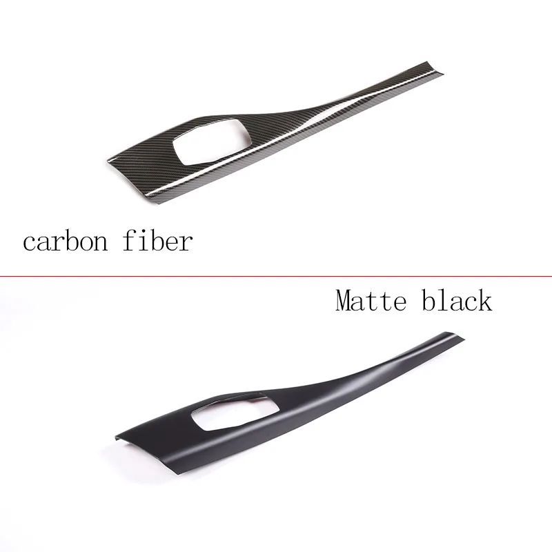 For BMW 1 Series F20 F21 116I 118I 12-18 2 Series F22 F23 ABS Carbon Fiber Multimedia Panel Decoration Stickers Car Accessories