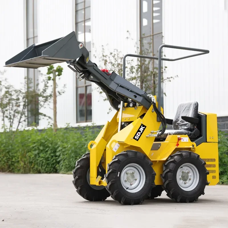 ผู้ผลิตจีนยี่ห้อใหม่ Skid Steer Loader ราคาถูก Mini 500Kg Front End Loader CE EPA เครื่องยนต์ได้รับการรับรอง Mini Loaders ขาย