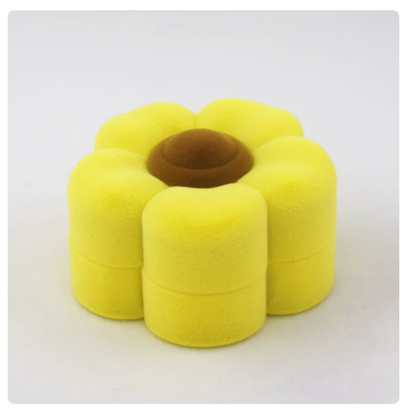 10pcs/lot 10pcs/lot creative style ring stud earring necklace jewelry storage box flower shape jewelry box