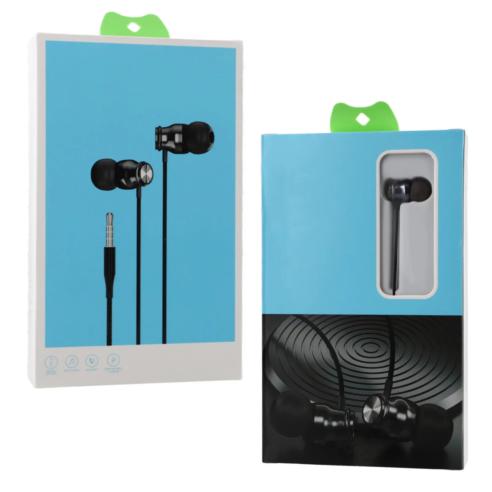 

Premium Wired Earphones With In Ear Round Hole Game Headphones Mic Ergonomic Design Hifi Sound Comfortable