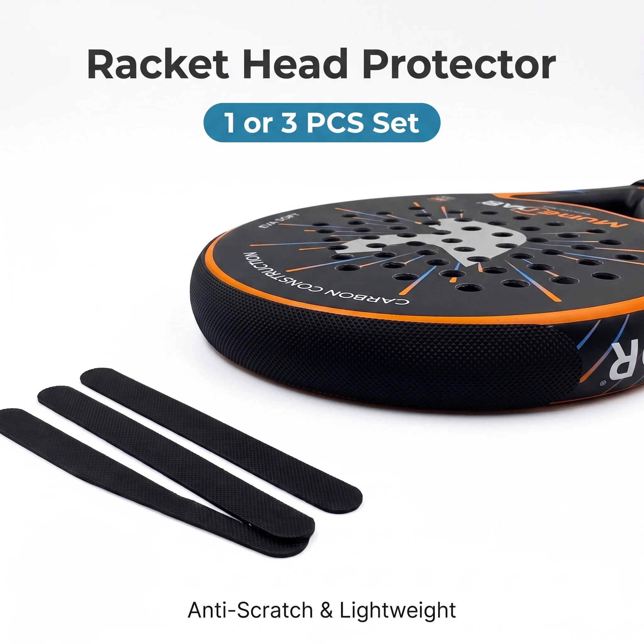 Schlägerkopfschutz Top Guard für Sportausrüstung Langlebige Schlägerkopfabdeckung für Tennis Badminton Golf – Detail 1