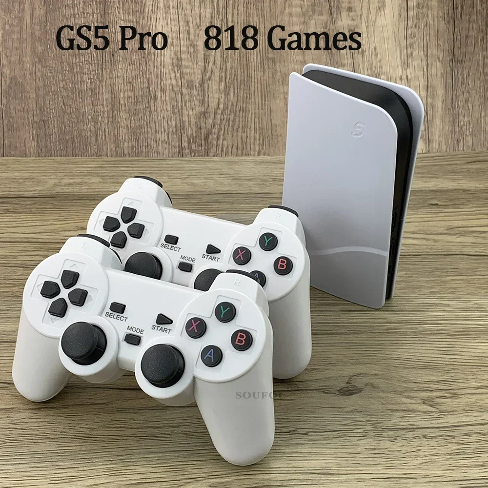وحدة تحكم ألعاب GS5 Pro ، مشغل ألعاب لاسلكي محمول باليد ، ألعاب كلاسيكية ، إخراج عالي الدقة ، وحدة تحكم ألعاب التلفزيون ، GB ، Retro ، هدية أطفال