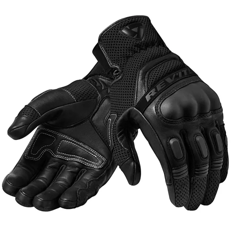 Motorcycle Revit Dirt 3 Gloves Black Gray Racing Gloves Leather Motorcycle Gloves, Motorcycle Accessories，1Pcs