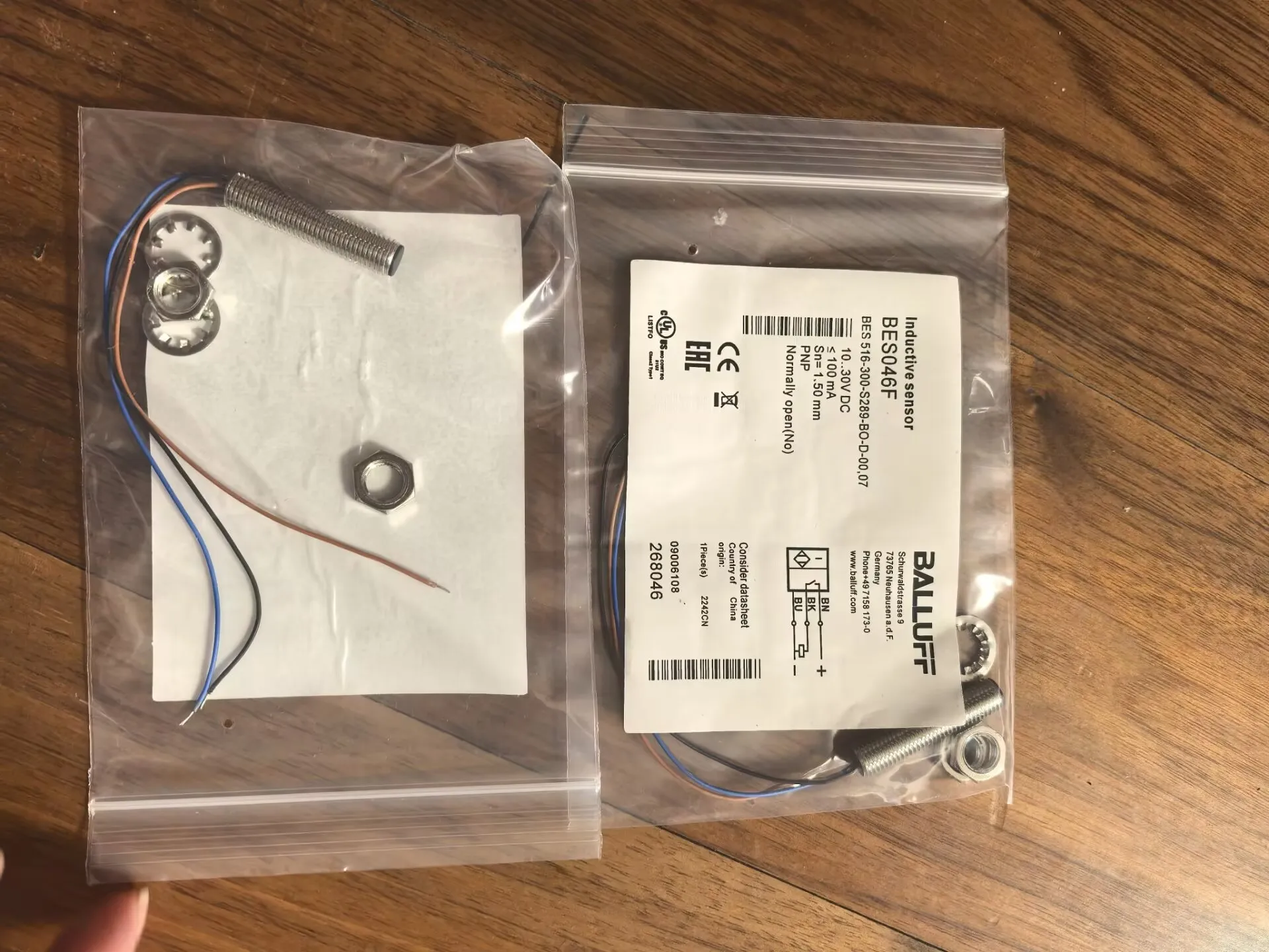 

BES 516-300-S289-BO-D-00,07 BES046F new and original