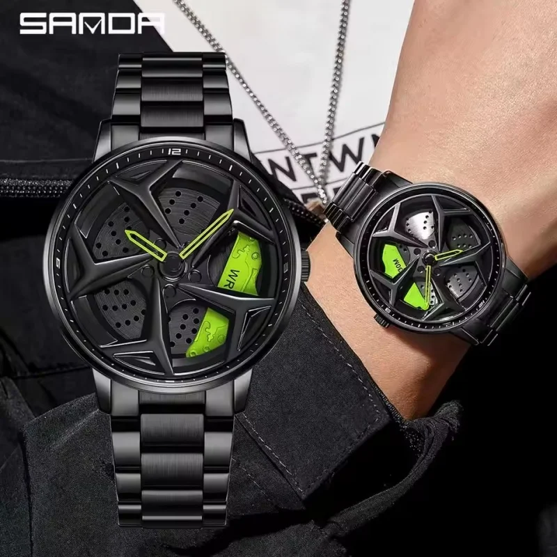 sanda-1087-reloj-de-cuarzo-a-la-moda-para-hombre-reloj-de-lujo-con-rotacion-de-360-grados-esfera-de-rueda-de-coche-reloj-informal-de-acero-inoxidable-resistente-al-agua-para-hombre