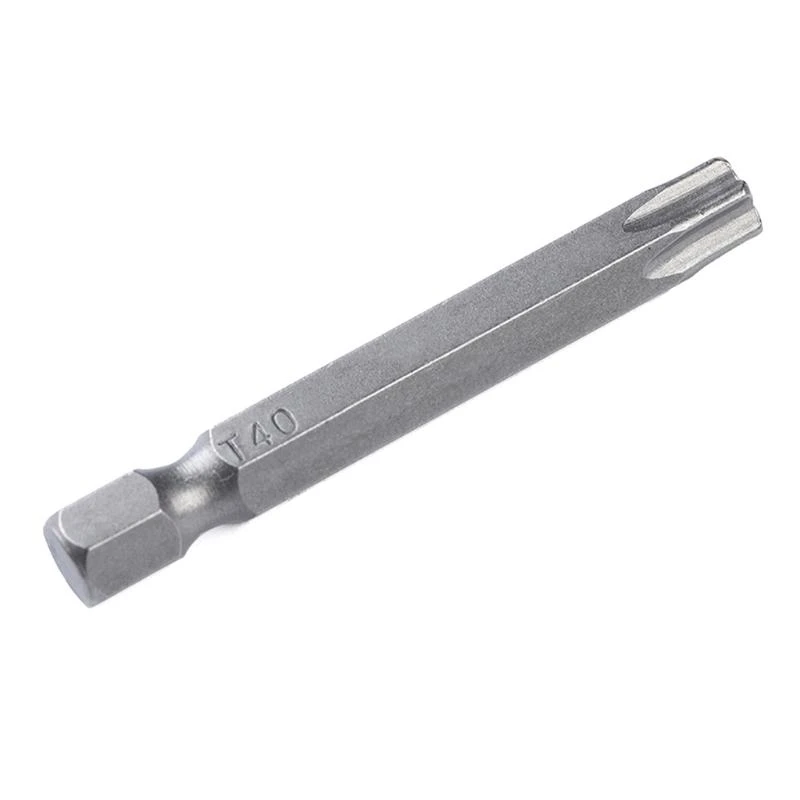 Y1AD Electric Screwdriver Screwdriver Bit Drill Bit 50mm 1/4 Inch T5-T40 Torx Head12x