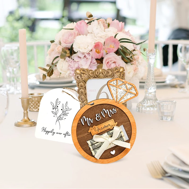 Wedding Cards For Bride And Groom Wedding Card Money Holder For Mr & Mrs Congratulations Wedding Gifts Congrats Engagement Card