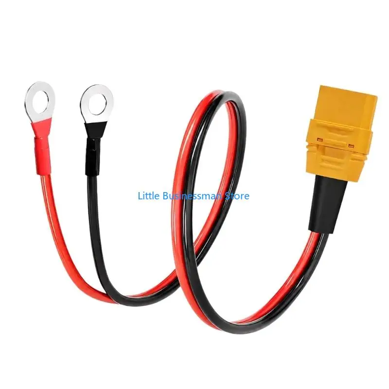 Color Coded XT90 Female Battery Wire with Eyelet Ends for FPV Pack Wiring, Model Battery Routing, and Solar Use M76A