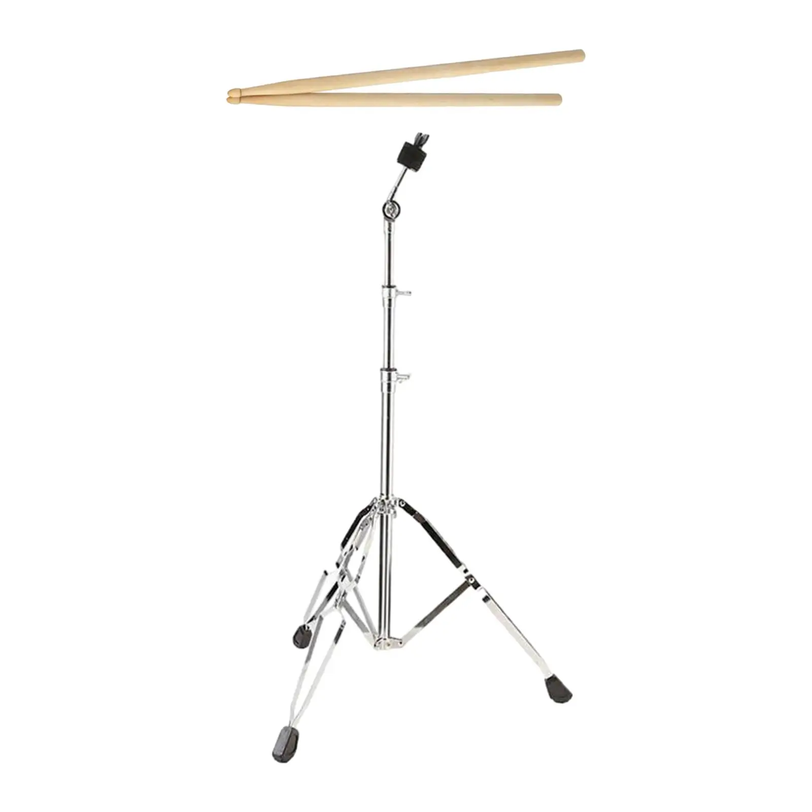 Cymbal Stand Triangle Bracket Percussion Nonslip Cymbal Tilter Double Braced Tripod for Performance Music Room Concert Stage