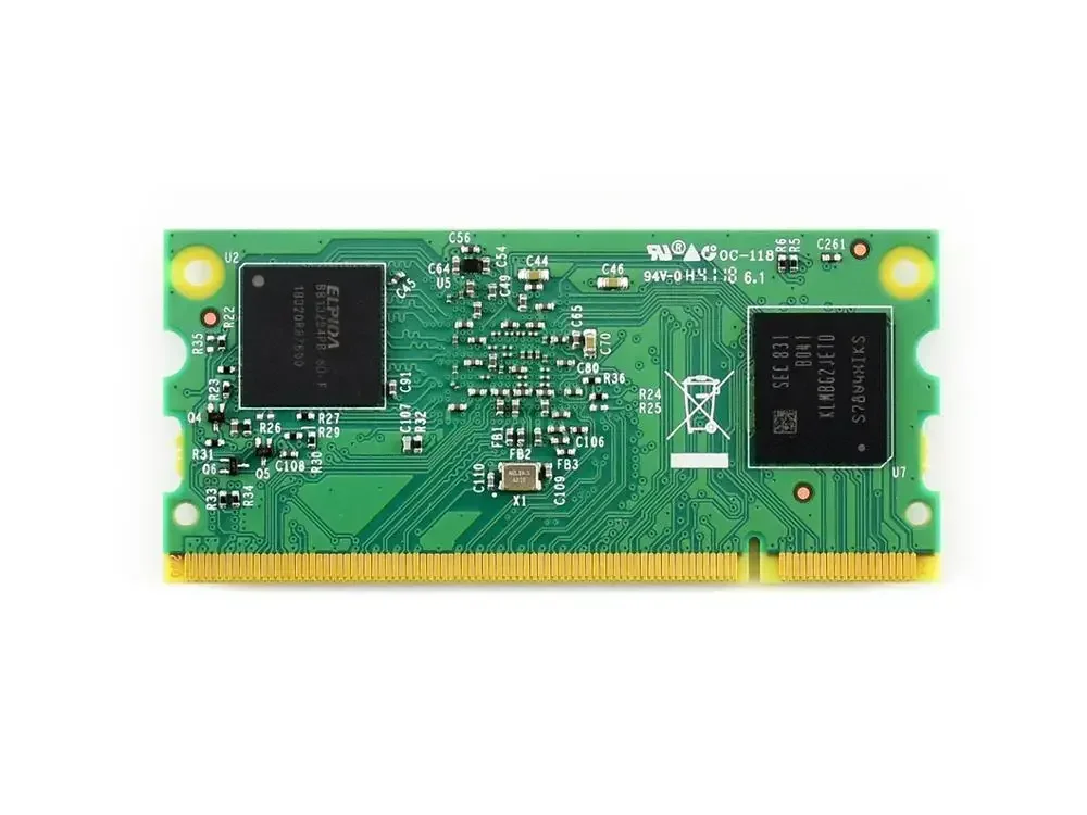 2025 Compute Module 3+ Lite/8GB/16GB/32GB 1GB RAM 64-bit 1.2GHz BCM2837B0 200PIN SODIMM connector supports window 10 etc