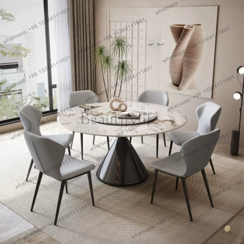zj.modern Restaurant Luxury Dining Tables Marble Reading Salon Industrial Dining Tables Small Coffee Mesas De Comedor Furniture