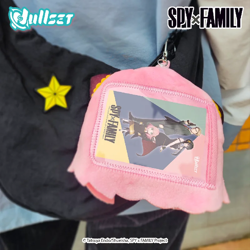 2024 New SPY×FAMILY Anya Loid Yor Plush Card Holder Transportation Card Access Card Bag Pendant Anime Peripherals Toy Kids Gifts