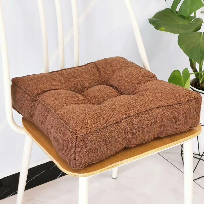 Thickened Solid Seat Cushion Square Cushion Cotton For Office Use Household Or Car Garden Sunlight Lounge Seat Cushion