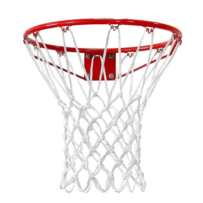 Basketball Net Standard Basketball Competition Replacement Net Thickened Basketball Playing Net For Outdoor Indoor Hoop