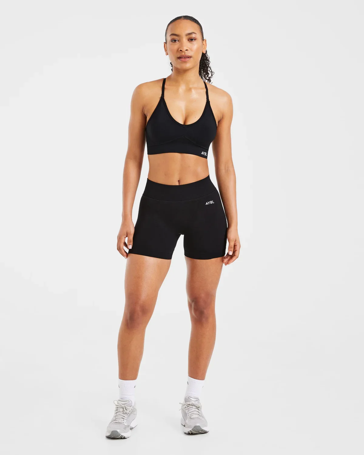 Nahtlose Sportbekleidung für Damen, Yoga-Set, Crop-Top mit offenem Rücken, Yoga-Leggings für Damen, Yoga-BH für Damen