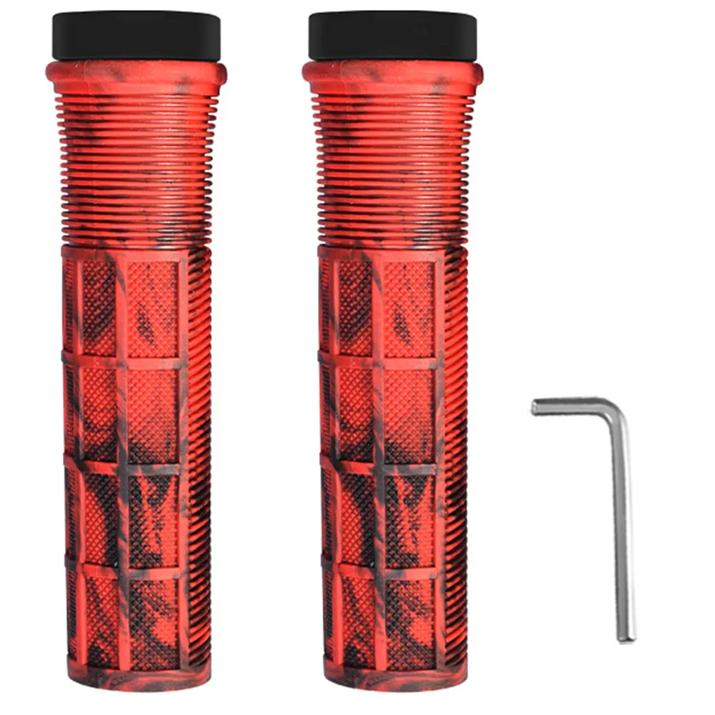 Cycling Double Lock-on Grips 19mm Bicycle Grips Anti-corrosion High-strength Material Non-deformation Shock Absorption