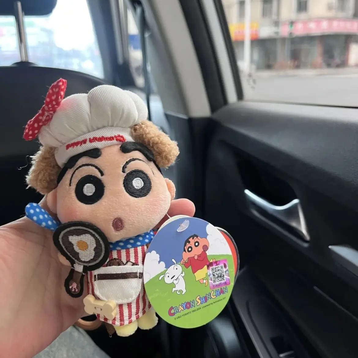 

Kawaii карандаш Шин Чан рюкзак кулон плюшевая кукла мультфильм милый аниме кулон-съемный аксессуар подарки для девочек на день рождения игрушки