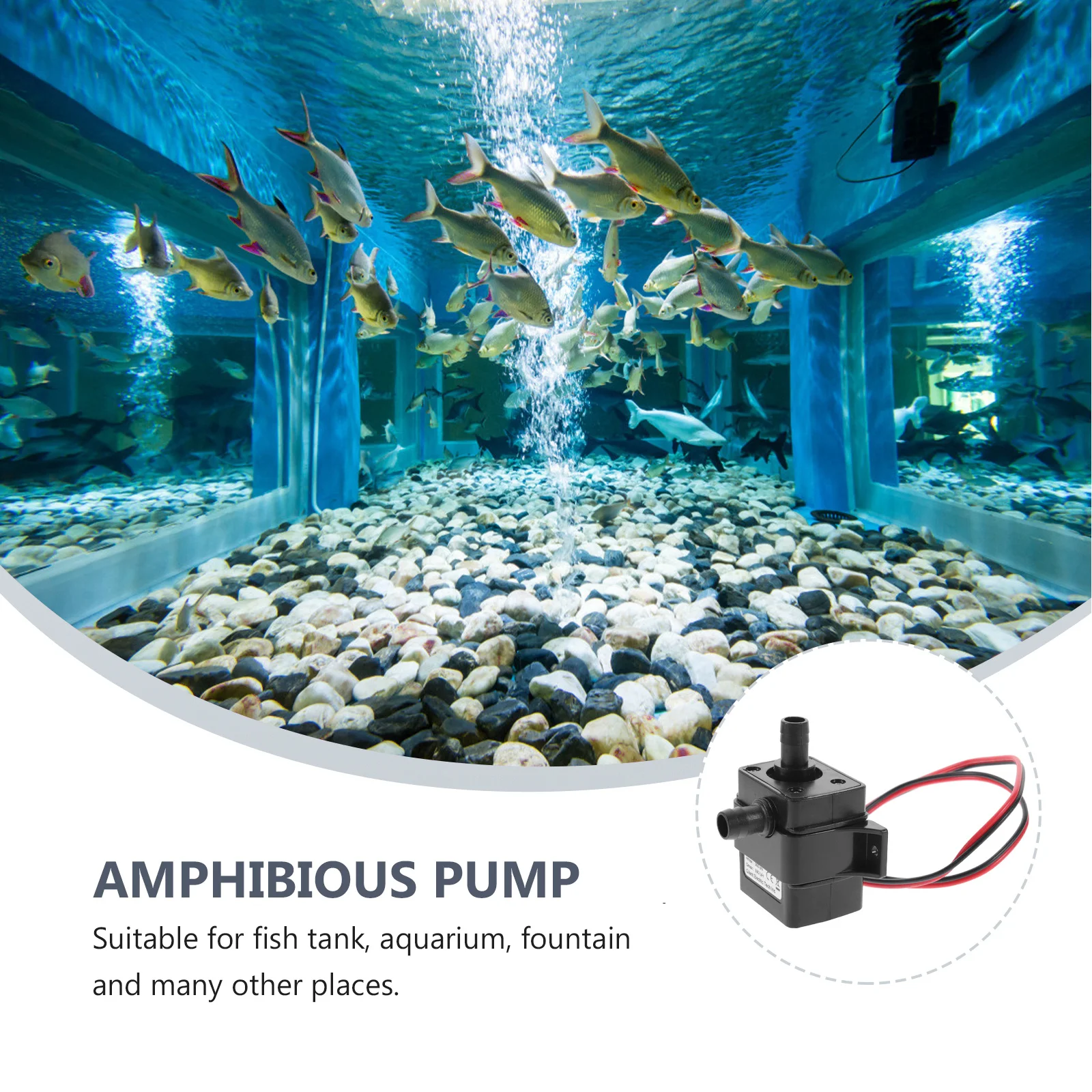 

Mini 3.6W DC12V Brushless Submersible Pump for Fish Tank Water Garden Hydroponics High Efficiency 240lh Max Flow 3m Lift