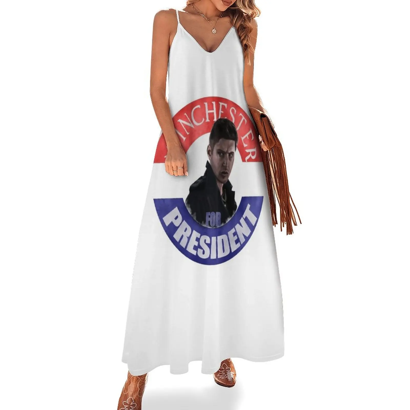 

Dean for President Sleeveless Dress dresses summer dress korean style