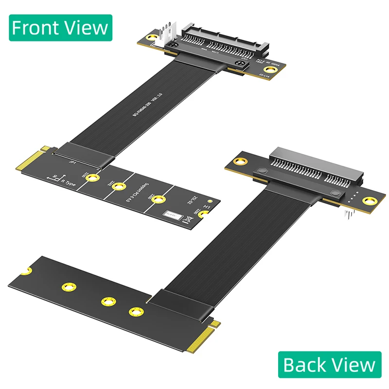 NEW NVME to PCIE X4 Riser Cable Extender M.2 PCIE4.0 M Key to PCI Express 4X 4.0 Adapter Card Extension Cable for Desktop Laptop
