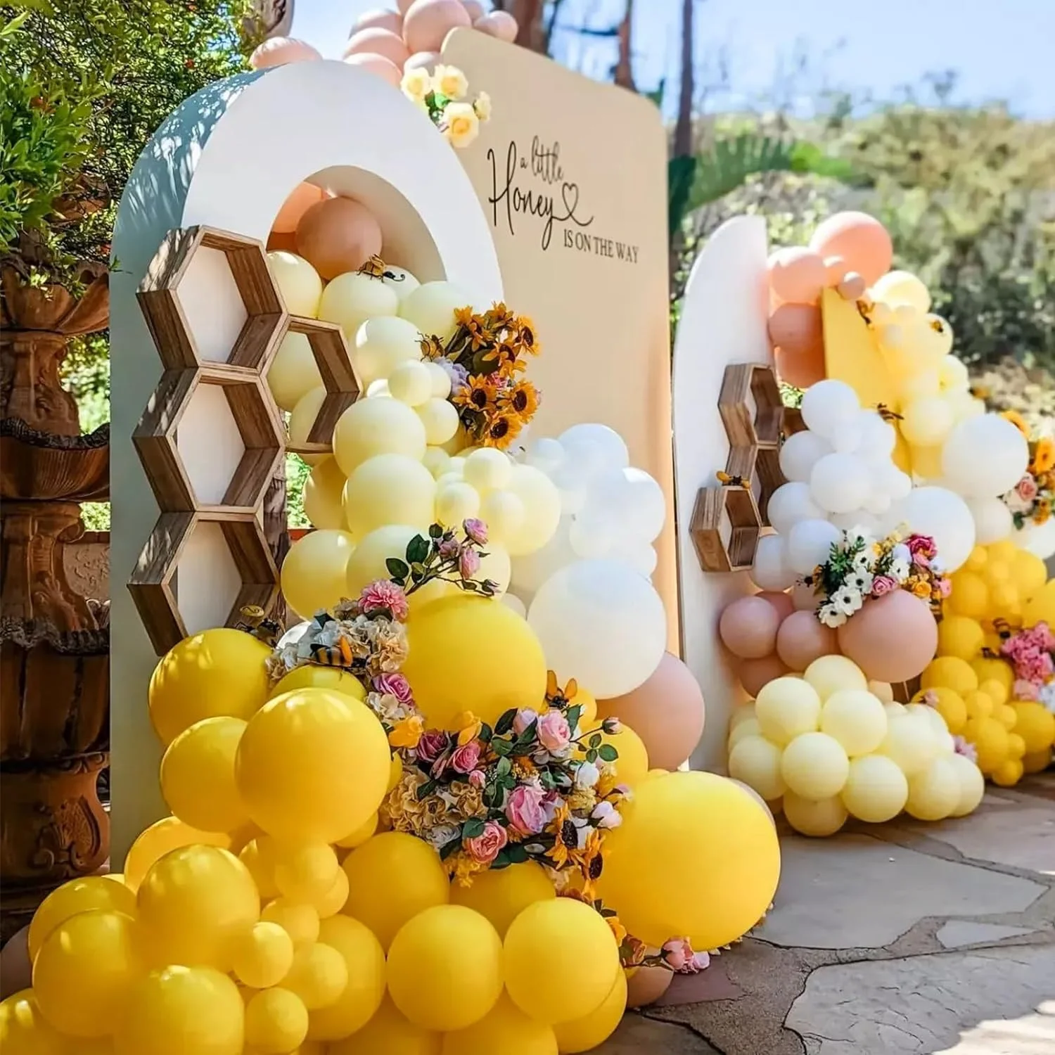 12/10/5 Zoll Retro Geburtstagsballons Retro Grün Sand Weiß Coco Latexballons für Babyparty Hochzeit Geburtstag Party Dekoration – Detail 3