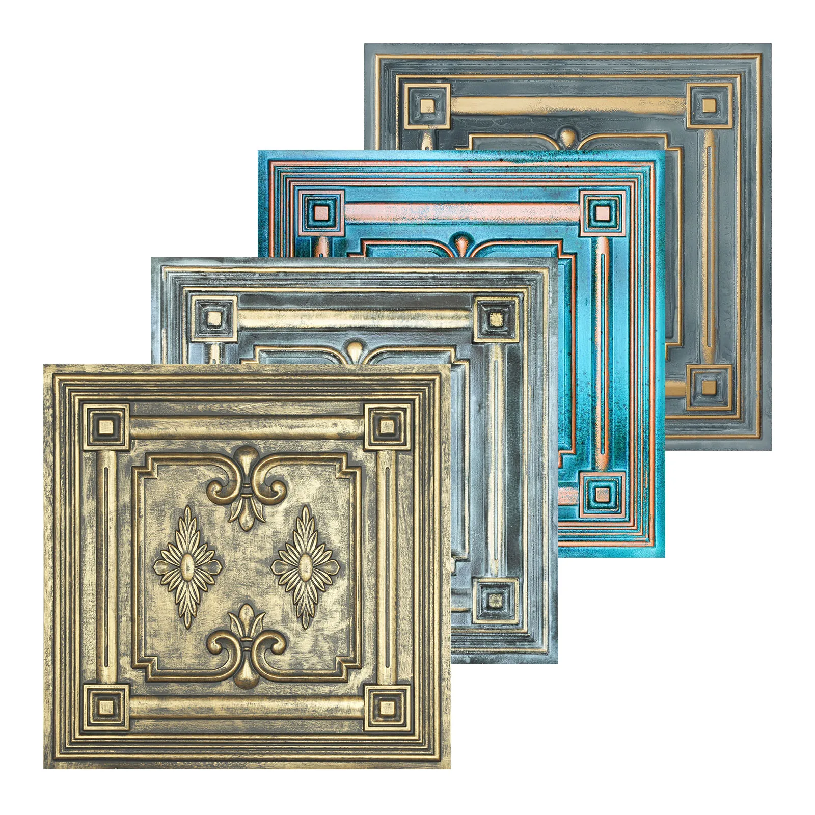 Artistic 3D ceiling tile Decorative Ceiling Panels Aged Ceiling Panels 24