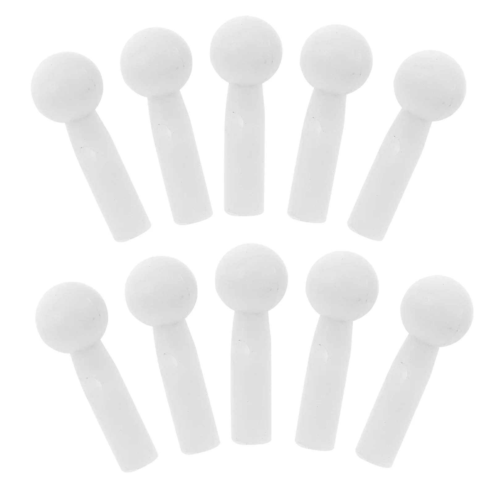 

10Pcs Umbrella Tail Beads Plastic Folding Umbrella Repair Kit Replacement Tail Caps Bone Covers Repair Accessories