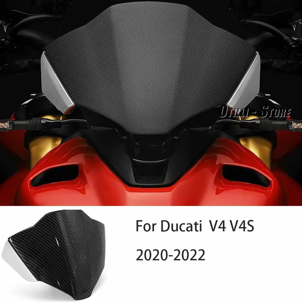 

New Windshield Wind Deflector Shield Screen For Ducati STREETFIGHTER V4 S V4S 2020 2021 2022 Motorcycle Accessories Windscreen