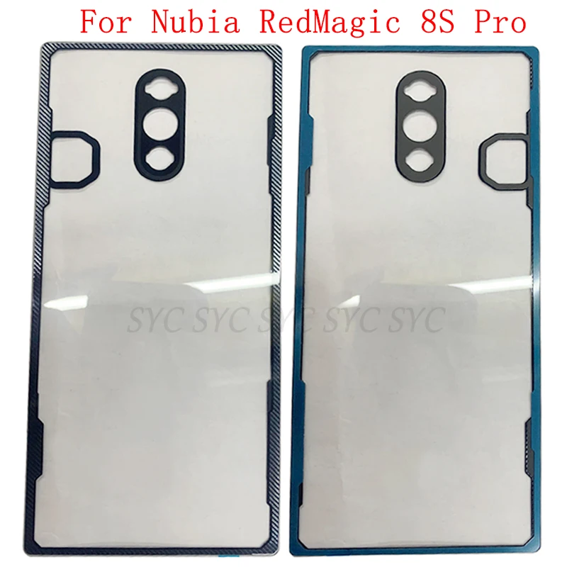 Back Cover Housing Case Battery Cover For ZTE Nubia RedMagic 8S Pro Rear Door with Adhesive Sticker Repair Parts