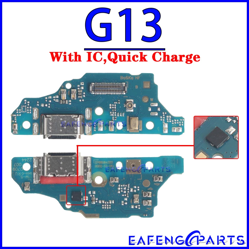 Usb Dock Charger Connector Ports for Motorola Moto G13 G23 G53 G73 G04 G14 G24 Power G34 G54 G64 G84 Charging Board Module Flex