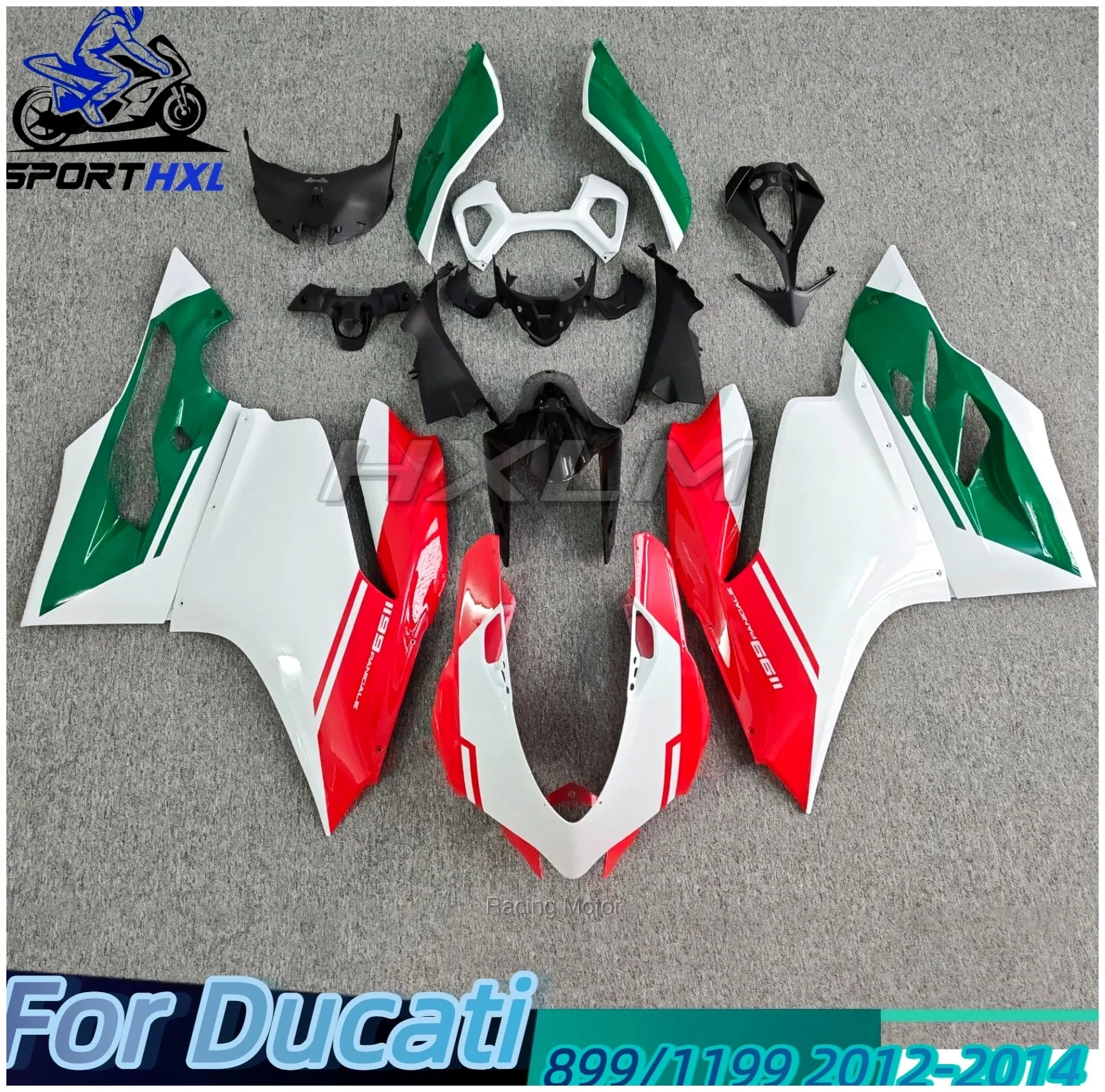 Injection Motorcycle Fairings Kit Fit For Ducati 899 1199 Panigale ABS Bodywork set | Racing Motor Store