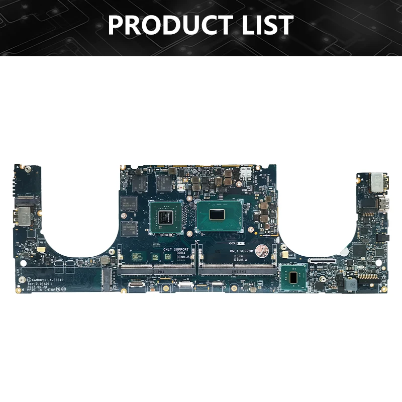 LA-E331P mainboard für Dell 5520 9560 Notebook 0 yh90j 0 gdxd5 0 hw7c4 0 v90xp 03 yc22 Laptop Motherboard E3-1505M i5 i7 6 7.