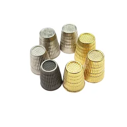 1Pc Top Quality Metal Finger Thimbles Tailor Sewing Grip Shield Protector Sewing Machine Handworking Pin Needle Tools