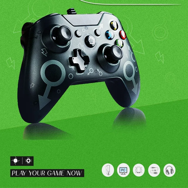 Проводной контроллер для видеоигр JoyStick Mando Microsoft Gamepad Controle Joypad для ПК с ОС Windows
