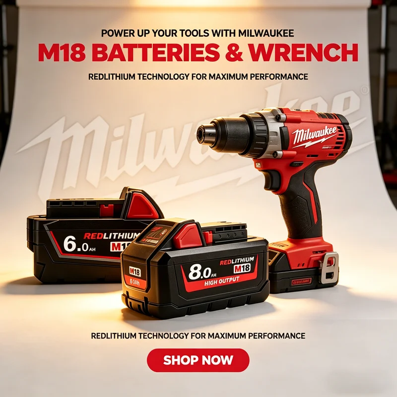 

Новая улучшенная аккумуляторная батарея Milwaukee M18 6 Ач, 18 В, литий-ионная, перезаряжаемая, для беспроводных электроинструментов Milwaukee M18, замена батареи 8 Ач