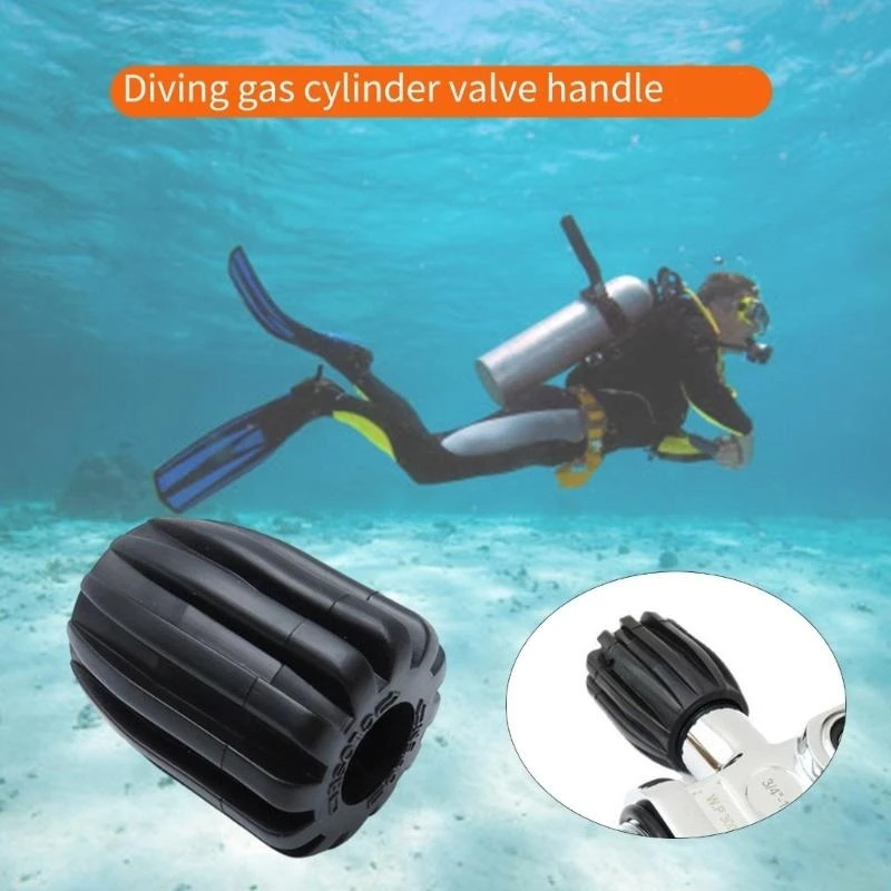 Nonslip Rubberized Air Tanks Knob Spanners Scubas Tanks Valves Remover Tool for Underwater Cylinder Valves
