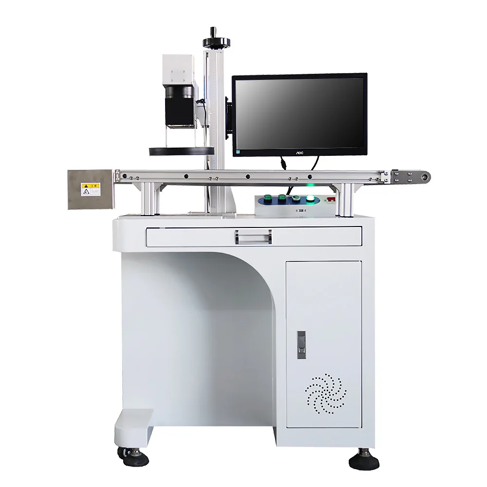 CCD Vision Automatic Positioning UV Laser Marking Machine Plastic Card Shell Diagnostic Reagent Case