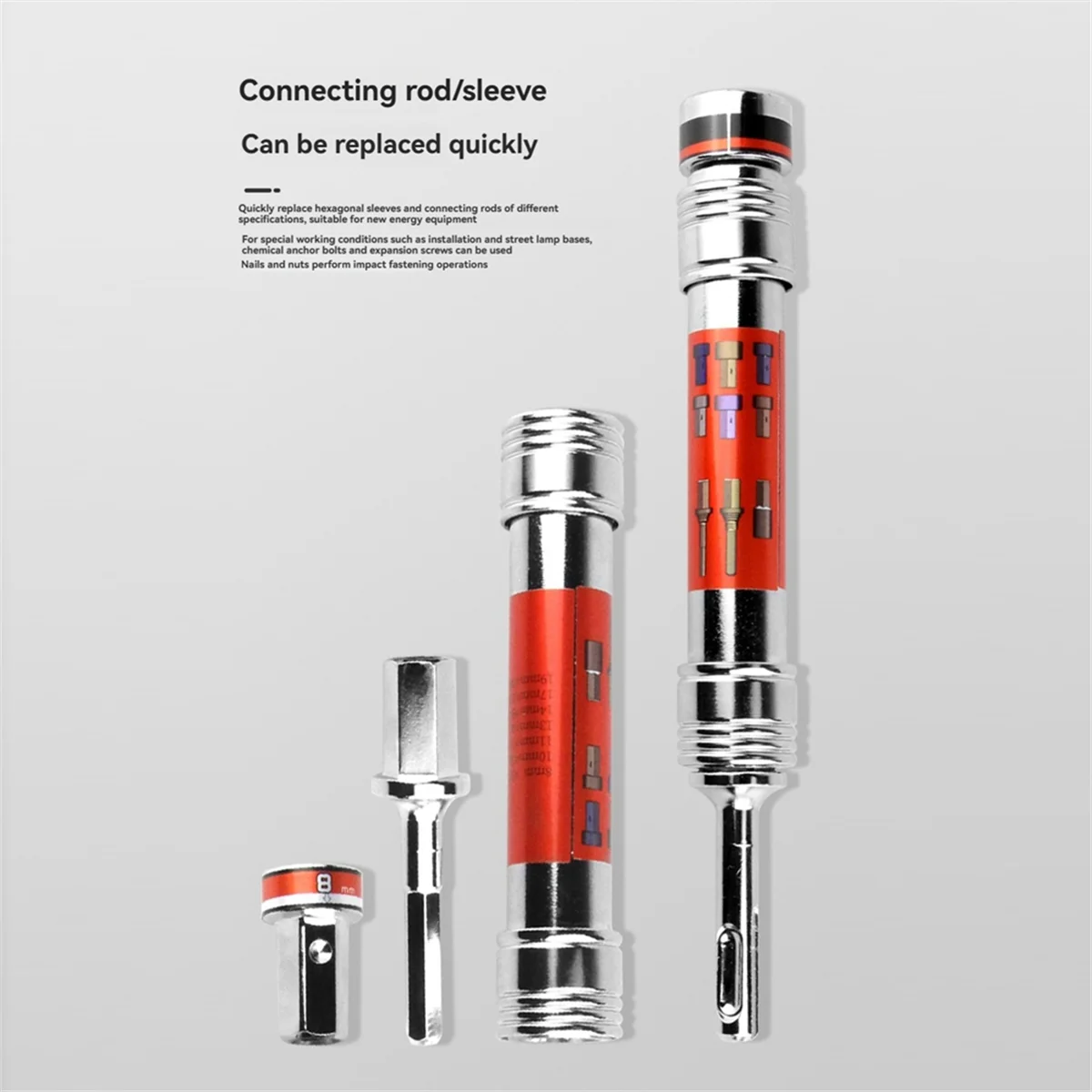 

A83Z 17 шт. универсальный быстросменный набор шестигранных головок с битами/розетками для ударной дрели/силового ключа/электрической дрели